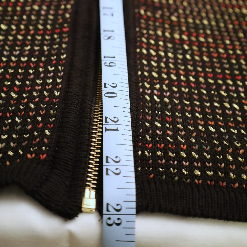 CJ Banks Black Zip-Front Sweater – Size 1X #777 - Picture 8 of 8